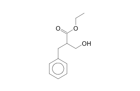 2-Benzyl-3-hydroxypropanoic acid, ethyl ester