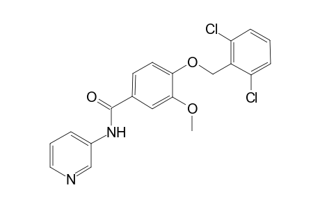 4-(2,6-dichlorobenzyl)oxy-3-methoxy-N-(3-pyridyl)benzamide