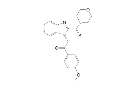 1-[2-(4-Methoxyphenyl)-2-oxoethyl]-2-[(morpholine-4-yl)-thioxomethyl]benzimidazole