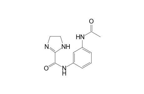 2-Imidazoline-2-carboxamide, N-(3-acetamidophenyl)-