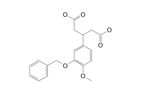 3-(3 -benzyloxy-4-methoxyphenyl) glutaric acid