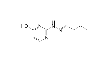 butyraldehyde, (4-hydroxy-6-methyl-2-pyrimidinyl)hydrazone