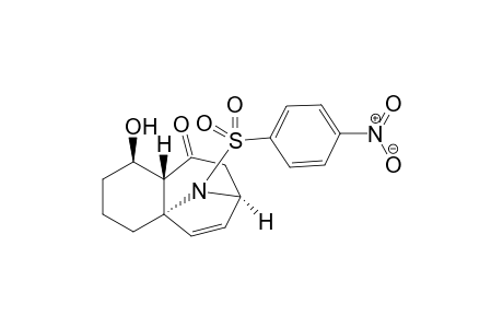 (1R*,4aS*,7S*,9aR*)-1-Hydroxy-10-((4-nitrophenyl)sulfonyl)-1,3,4,7,8,9a-hexahydro-4a,7-epimino-benzo[7]annulen-9(2H)-one