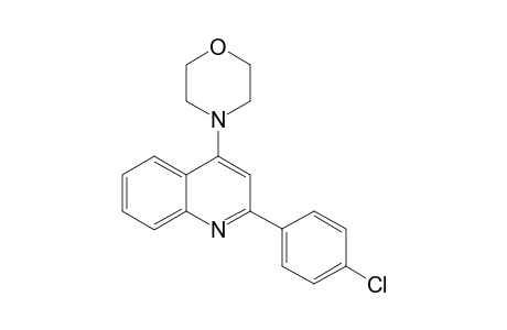 2-(4-chlorophenyl)-4-(4-morpholinyl)quinoline