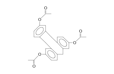 2,7,12-Triacetoxy-cyclotribenzylidene