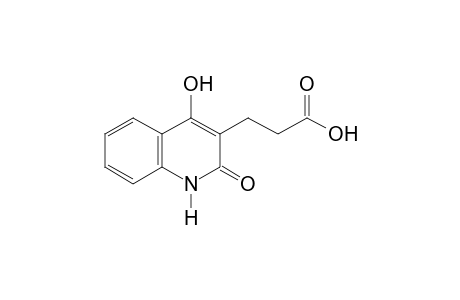 1,2-dihydro-4-hydroxy-2-oxo-3-quinolinepropionic acid