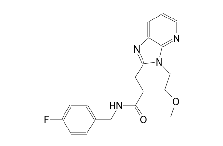 3H-imidazo[4,5-b]pyridine-2-propanamide, N-[(4-fluorophenyl)methyl]-3-(2-methoxyethyl)-