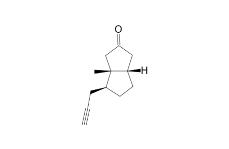 (3aS*,4S*,6aS*)-3a-Methyl-4-prop-2'-ynyl-1,3,3a,4,5,6-hexahydro-pentalen-2(3H)-one