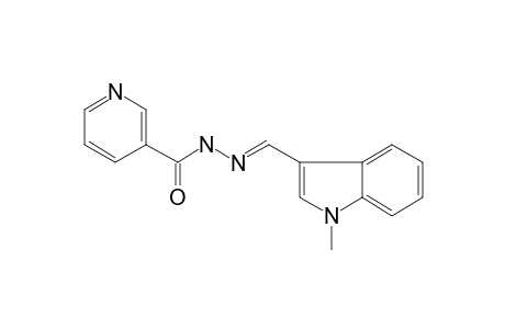 N'-[(1-methyl-3-indolyl)methylene]nicotinohydrazide