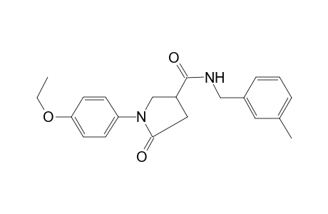 1-(4-Ethoxy-phenyl)-5-oxo-pyrrolidine-3-carboxylic acid 3-methyl-benzylamide