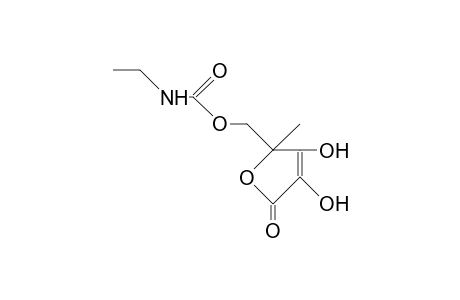 (3,4-Dihydroxy-5-methyl-2(5H)-oxofuran-5-yl)-methyl-N-ethylcarbamate