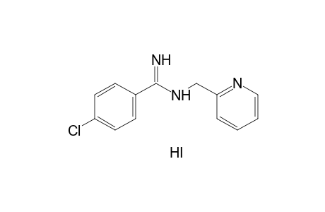 p-chloro-N-[(2-pyridyl)methyl]benzamidine, monohydroiodide