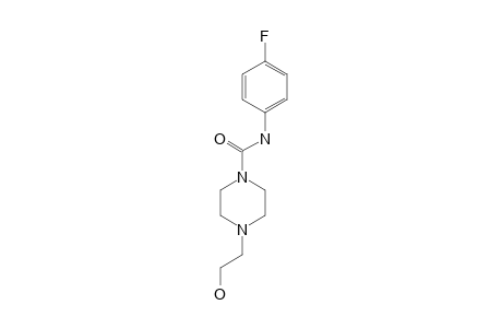 4'-fluoro-4-(2-hydroxyethyl)-1-piperazinecarboxanilide