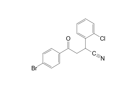 beta-(p-bromobenzoyl)-o-chlorohydratroponitrile