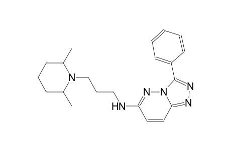 [1,2,4]triazolo[4,3-b]pyridazin-6-amine, N-[3-(2,6-dimethyl-1-piperidinyl)propyl]-3-phenyl-