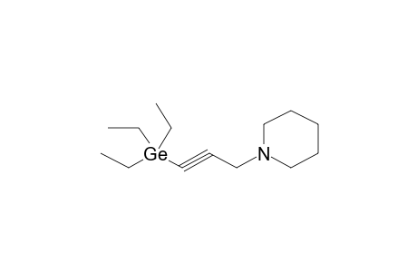 1-TRIETHYLGERMYL-3-PIPERIDYLPROP-1-YNE