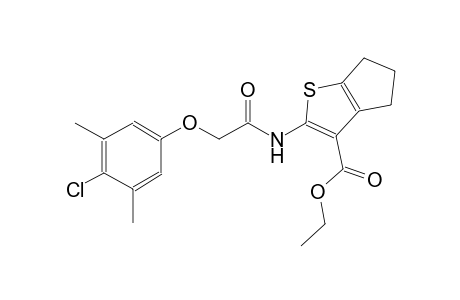 ethyl 2-{[(4-chloro-3,5-dimethylphenoxy)acetyl]amino}-5,6-dihydro-4H-cyclopenta[b]thiophene-3-carboxylate