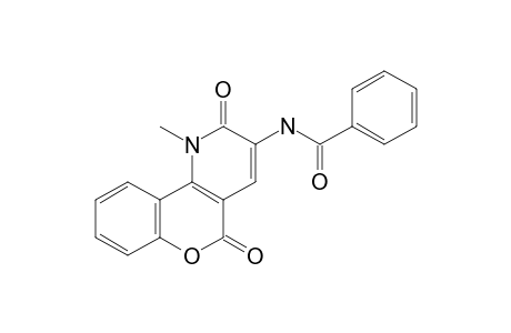 N-(1-methyl-2,5-dioxo-3-[1]benzopyrano[4,3-b]pyridinyl)benzamide