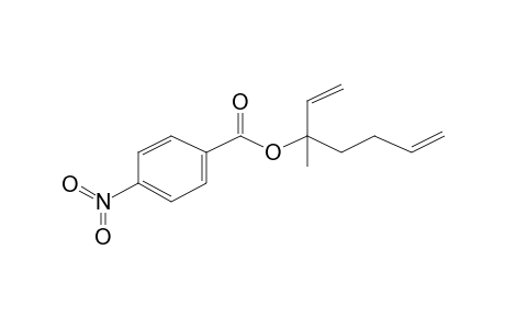 4-Nitrobenzoic acid, 1-methyl-1-vinyl-pent-4-enyl ester