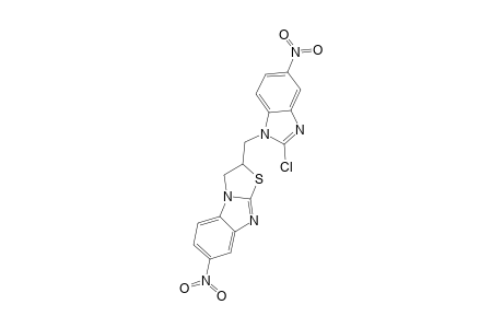 2-(2-CHLORO-5-NITROIMIDAZOL-1-YLMETHYL)-6-NITRO-2,3-DIHYDROTHIAZOLO-[1.2-A]-BENZIMIDAZOLE