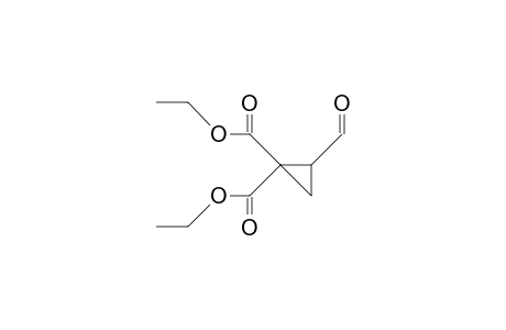 1,1-Cyclopropanedicarboxylic acid, 2-formyl-, diethyl ester