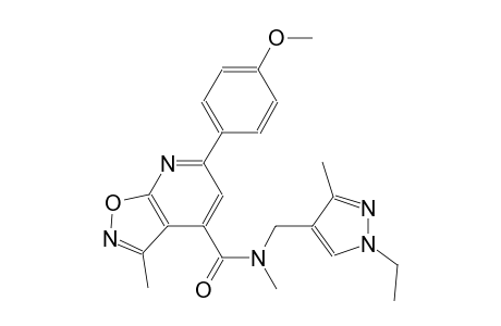 isoxazolo[5,4-b]pyridine-4-carboxamide, N-[(1-ethyl-3-methyl-1H-pyrazol-4-yl)methyl]-6-(4-methoxyphenyl)-N,3-dimethyl-