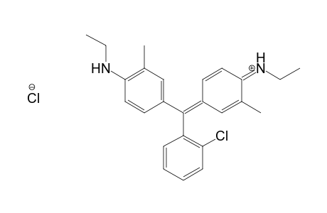 5-Cyclohexadien-1-ylidene]methyl]-N-ethyl-2-methyl-,Benzenamine, 4-[(2-chlorophenyl)[4-(ethylimino)-3-methyl-2, Monohydrochloride