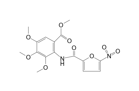 N-(5-nitro-2-furoyl)-3,4,5-trimethoxyanthranilic acid, methyl ester