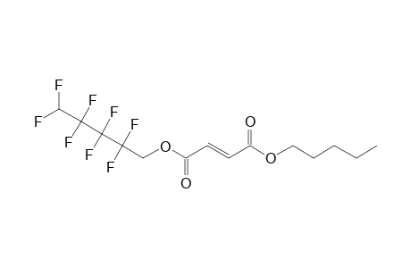 Fumaric acid, 2,2,3,3,4,4,5,5-octafluoropentyl pentyl ester