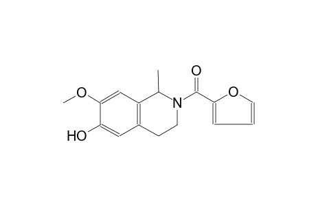 6-isoquinolinol, 2-(2-furanylcarbonyl)-1,2,3,4-tetrahydro-7-methoxy-1-methyl-