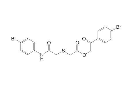 2-(4-Bromophenyl)-2-oxoethyl {[2-(4-bromoanilino)-2-oxoethyl]sulfanyl}acetate