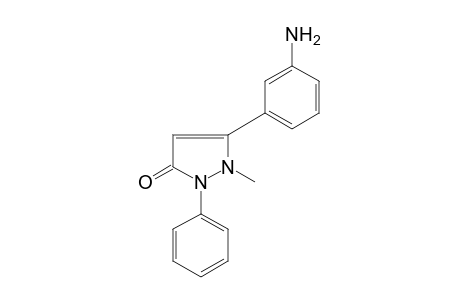 3-(m-aminophenyl)-2-methyl-1-phenyl-3-pyrazolin-5-one