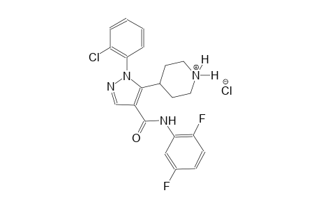 piperidinium, 4-[1-(2-chlorophenyl)-4-[[(2,5-difluorophenyl)amino]carbonyl]-1H-pyrazol-5-yl]-, chloride