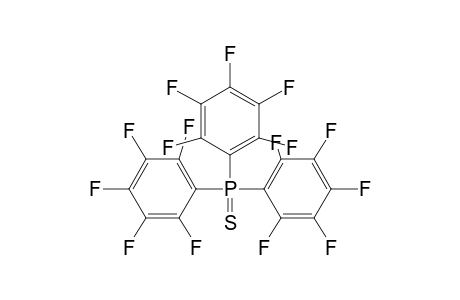 Phosphine sulfide, tris(pentafluorophenyl)-