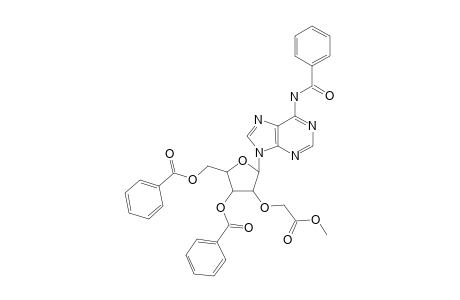 2'-o-[(Methoxycarbonyl)methyl)-N(6),3-o,5-o-tribenzoyladenosine