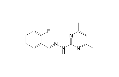 2-fluorobenzaldehyde (4,6-dimethyl-2-pyrimidinyl)hydrazone