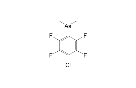 1-Dimethylarsano-4-chloro-2,3,5,6-tetrafluorobenzene