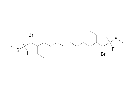 2-BROMO-3-ETHYL-1,1-DIFLUORO-1-METHYLTHIOPENTANE