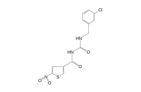 1-(m-chlorobenzyl)-3-(5-nitro-3-thenoyl)urea