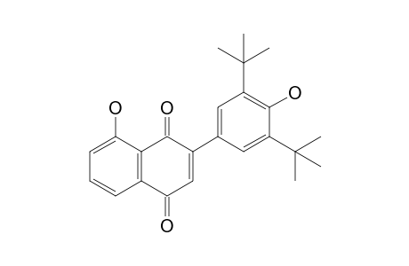 3-[3',5'-di(t-Butyl)-4'-hydroxyphenyl]-5-hydroxy-1,4-naphthoquinone