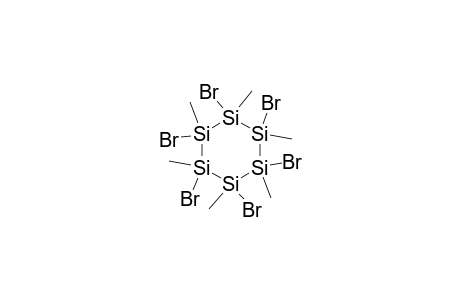 Cyclohexasilane, 1,2,3,4,5,6-hexabromo-1,2,3,4,5,6-hexamethyl-