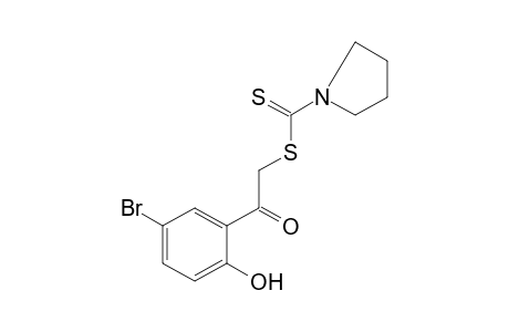 5'-bromo-2'-hydroxy-2-mercaptoacetophenone, 2-(1-pyrrolidinecarbodithioate)