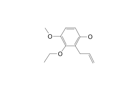 2-Allyl-3-ethoxy-4-methoxyphenol