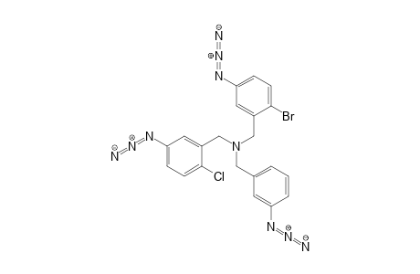 (3-Azidobenzyl)(5-azido-2-bromobenzyl)(5-azido-2-chlorobenzyl)amine