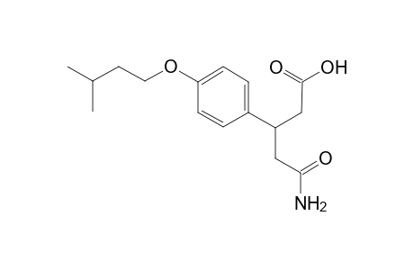 5-Amino-3-(4-isoamoxyphenyl)-5-keto-valeric acid