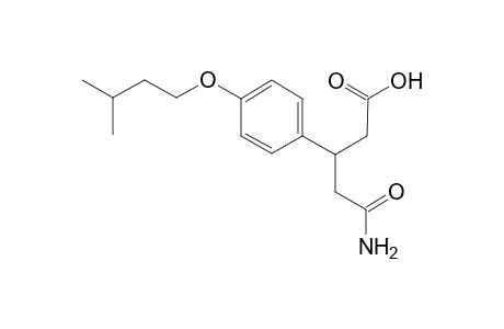 5-Amino-3-(4-isoamoxyphenyl)-5-keto-valeric acid