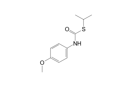 p-methoxythiocarbanilic acid, S-isopropyl ester