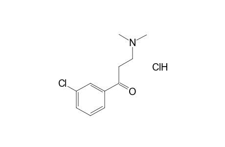 3'-chloro-3-(dimethylamino)propiophenone, hydrochloride