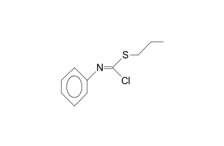 1-CHLORO-N-PHENYLTHIOFORMIMIDIC ACID, PROPYL ESTER