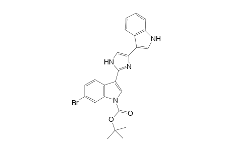 2-(6-Bromo-1-tert-butyoxycarbonylindol-3-yl)-4-(1-indol-3-yl)-1H-imidazole